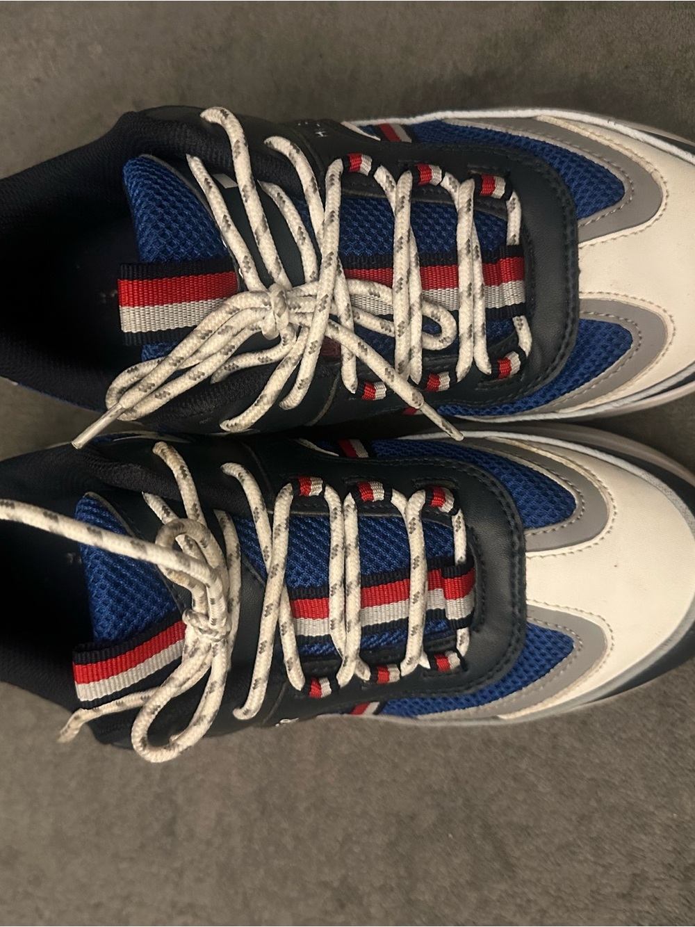 Tommy Hilfiger Blue White Red Men's Sneakers